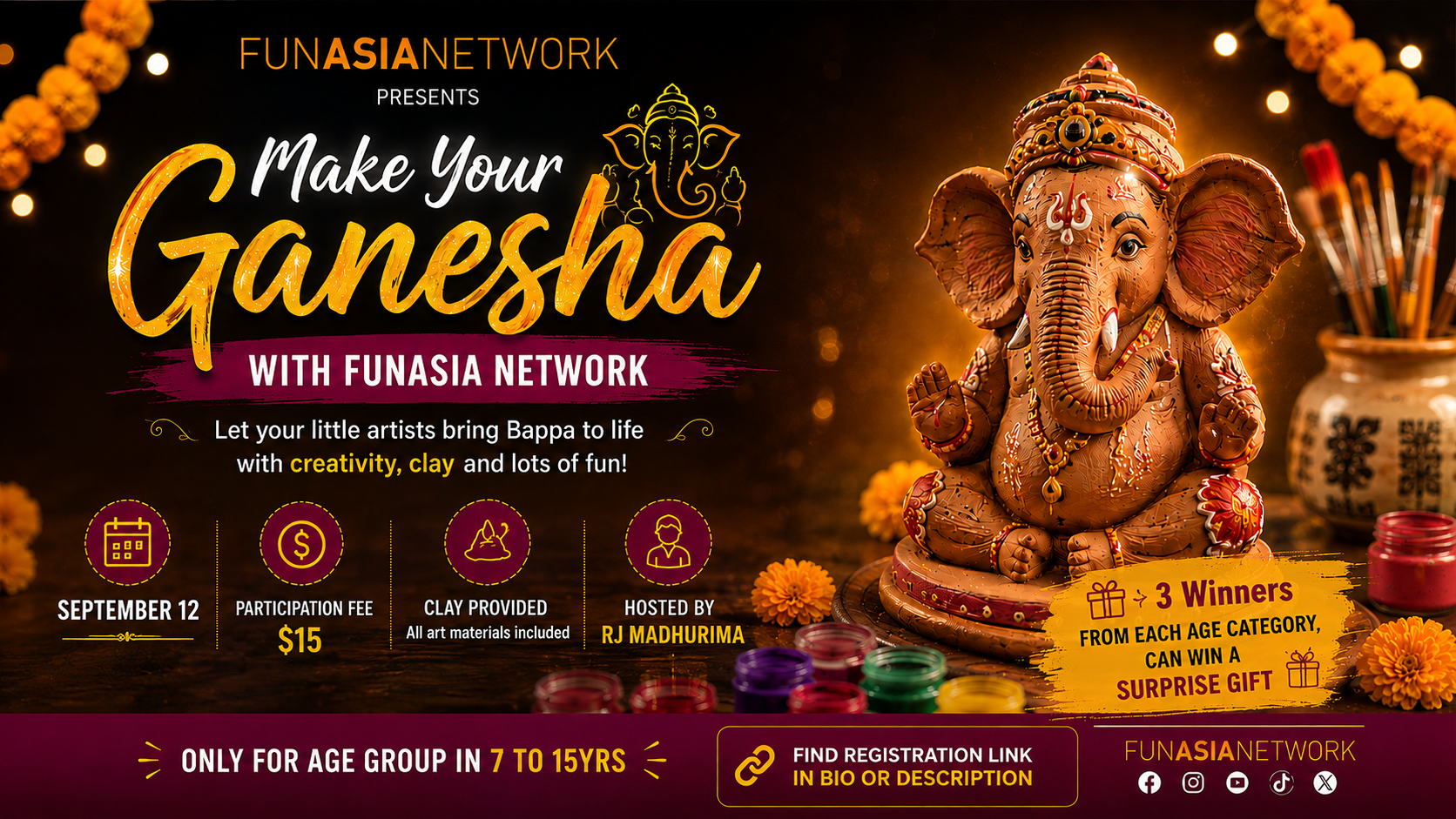 Make Your Ganesha with FunAsia Network